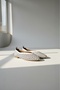Genuine Leather Bella Laser Cut Casual Women's Ballerinas - 4