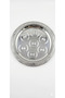 Stainless Steel Laser Patterned Round Presentation Tray (38X38 cm) - 3