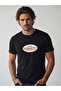 Men's Crew Neck Chest Printed 100% Cotton T-Shirt - 4