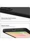 Samsung Galaxy A57 5G Case Cover Soft Silicone Slim fit TPU, Matte, Shockproof, Anti-fingerprint (Black) - 4