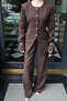 Back-Tie Jacket and Pants Set - 4