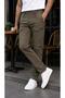 Men's Outdoor Tactical Pants Lycra Multi-Pocket Flexible Cargo Pants - 4