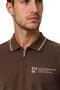 Ar-Ma Men's Polo Collar T-Shirt Without Print Basic Collar Zippered Knitted Fabric Regular Fit 100% Cotton 30/1 Çi - 2