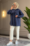 6536- Stylish and Comfortable Women's Hooded Shirt with Ruffle Detail and Soft Woven Fabric - 4