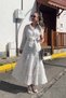 Imported Fabric Lace Guipure Skirt Shirt Premium Set - 4