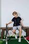 Boy's Summer Combed Cotton Top and Shorts Set 3962-63 - 2