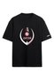 Alabama Crimson Tide Ncaa College American Football Black Oversize T-Shirt