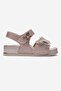 Glittery Butterfly Stone Children's Sandals Pudra - 2
