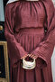 Women's Seersucker Fabric Suit Plum - 5