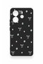 Redmi Note 14 4g Compatible Mini Bow Black Patterned Silicone Case - 3