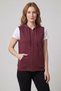 Women's Premium 100% Cotton 3 Yarn Hooded Zero Sleeve Cardigan and Short Sleeve T-Shirt Set