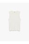 Crew Neck Sleeveless Knitwear Sweater - 3