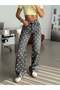 Polka Dot Palazzo Jean - Smoked - 7