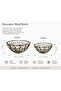 Openwork Decorative Metal Bowl Set - 3