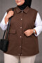 Plus Size Hijab Gabardine Vest - 2