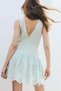Flared-skirt broderie anglaise dress - 3
