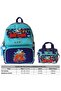 Kids Surf Boys Green - Navy Blue Primary School Backpack and Lunch Box Set - Setkk-L5354B - 3