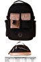 Black Rose Girls' Black - Brown School Backpack and Pencil Bag Set - Setkk-K1859C - 3