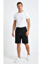 Men's Relaxed Fit Summer Basic Shorts with Side Pockets Above the Knee - 3