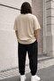 Women's Wide Cut Cotton Oversize Thort Track Suit with Flowered Bow Print - 2