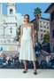 Metallic Detailed Draped Dress - 6