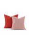 Tile Muslin & Striped Bodrum Linen 2-Piece Throw Pillow Cover Set - 3