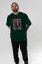For Dog Lovers 28 Front Dog Print Green Oversize T-Shirt 100% Cotton Unisex Dog Lover Premium Design - 7