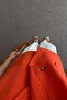 Buttoned Short Sleeve Orange Jacket - 5