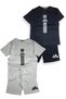 Set of 2 Short Sleeve T-Shirts and Shorts for Children Minikmotion Bottom and Top Set