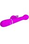 Vibrator Rabbit 3 in 1 Multifunctional Violet - 5