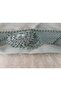 Crepe Fabric Handcrafted Needlework, Prayer, Mawlid Cover, Special Handmade Hoop Dowry Box Embroidered 145X75 cm - 7