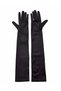 Black Stretch Fabric Gloves, Elbow-Length, 40 cm BX - 4