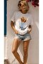 Food art churos embroidery detailed premium t-shirt - 2