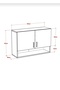 MDF den Üretilmiş Mini Mutfak Dolabı 90 Cm - 4