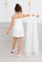 Girl's Floor-Length Tulle Detail Stylish Sequin Embroidery Black Evening Dress Graduation Dress - 6