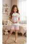 Girls' Summer T-Shirt Shorts Set Cotton Butterfly Print Casual Comfortable Two-Piece Set 2-3-4-5-6-7-8-9 Years Old - 2