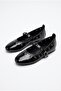 35016 Comfortable Soft Ballet Shoes with Buckle Detail for Women - 7