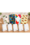 Set of 4 Striped Spiral Notebooks + 5 Boxed Vertical Notepads (Diknot) - 2
