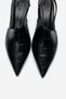 Yarel Black Print Women's Heeled Shoes - 2