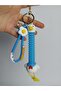 Duck Figured Silicone Keychain Bag Charm with Extended Neck