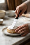 3X15 cm Flat Stainless Steel Cake Plastering Spatula Yk1898 - 2
