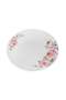 Peace Rose 33 Piece Opalware Dinner Set- DC3708/ Includes Oval Plate, Dinner and Flat Plates, Salad Bowls and Soup Spoons - 4