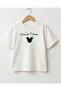 Children's Oversize T-Shirt with Front and Back Printed Character Theme, 100% Cotton Unisex T-Shirt - 3
