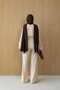 Premium Drafted Tencel Fabric Suit with Gold Brocade Detail - 7
