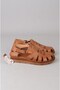 22317 Alena Genuine Leather Comfort Women's Sandals Tan - 3