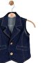Elegant girl's vest - blue - 5