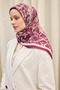 Lorena - Velora Art - Plum, Powder Pink, Green - 161026-08 - 3