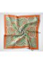 Lorena - Velora Ethnic Series Scarf - Orange, Turquoise, Green, Gray - 161027-02 - 5