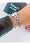 Steel Strap Minimal Case 2 Year Warranty 3 Atm Waterproof Women's Wristwatch + Bracelet Gift - 6
