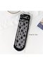 2026 Fashion Women's Blue Lace Fishnet Socks - Breathable Stylish Design Knee-High Socks - 2
